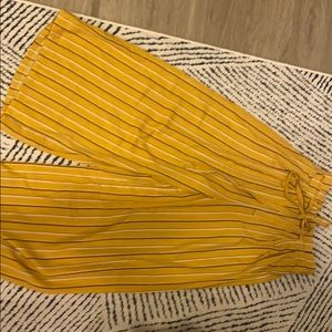 Paperbag Flare Cropped Pants